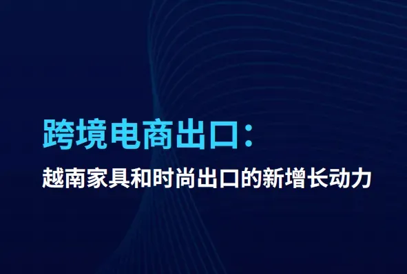 《2026跨境电商出口：越南家具和时尚出口的新增长动力》PDF下载