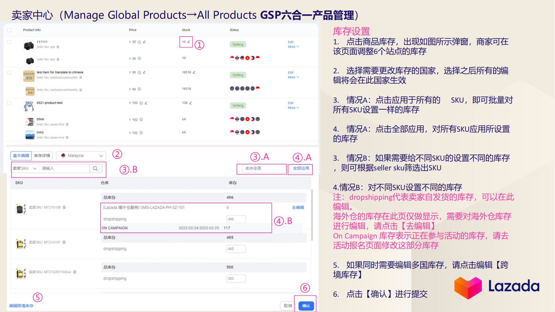 卖家中心产品管理4