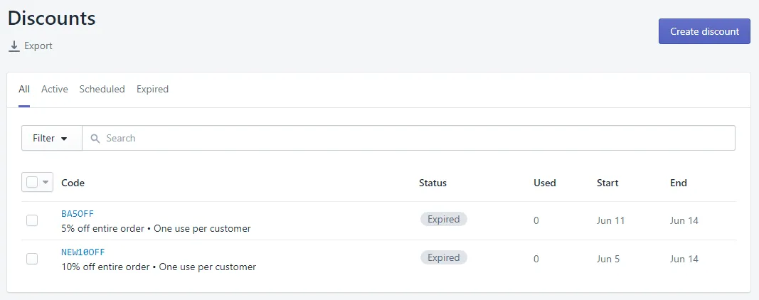 跨境电商(外贸)：独立站(shopify)+一件代发(dropshipping)实操笔记(二十六).折扣篇