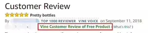 土豪卖家专属Vine Customer Review刷屏，了解一下