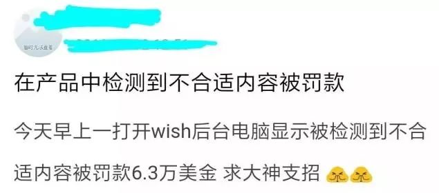 Wish卖家瑟瑟发抖，这种图片都被罚款了15400美金！