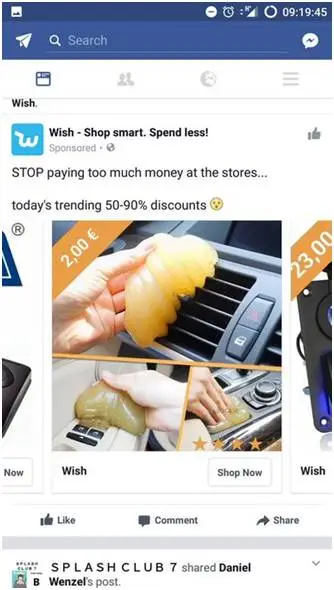 Facebook算法搞出“大乌龙”, Wish上的SM产品竟被疯狂推送