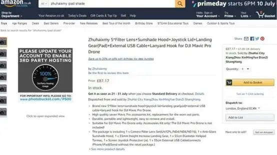 注意!受Photobucket政策“勒索”,亚马逊、eBay卖家产品图片受影响