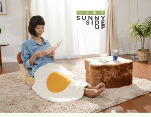 在日本推特上大火的“煎蛋毛毯”，会成爆款吗？