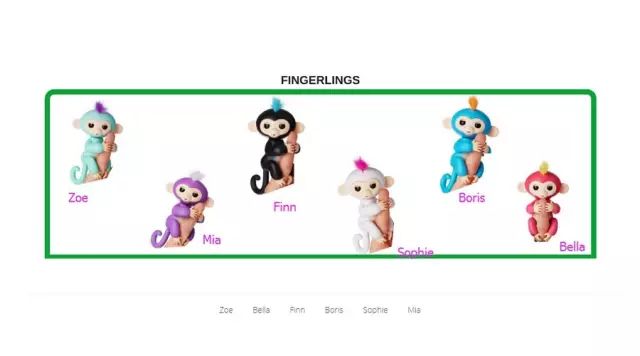 抱指猴 Fingerlings Baby Monkey 商标专利侵权分析