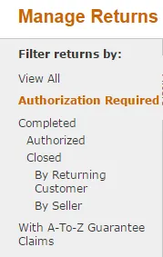 亚马逊退货申请Return Request如何处理
