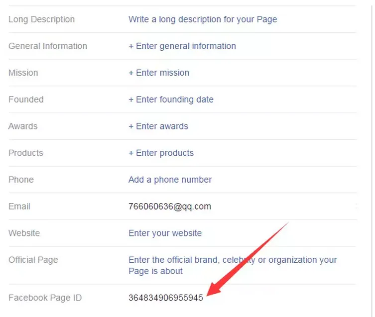 如何快速的找到Facebook的页面ID 如何快速的找到Facebook的页面ID
