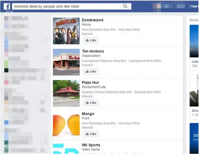Facebook—你所不知道的一些好玩搜索 Facebook—你所不知道的一些好玩搜索