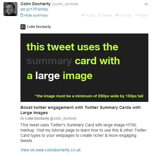 可能是最全的关于twitter card的指导吧 可能是最全的关于twitter card的指导吧