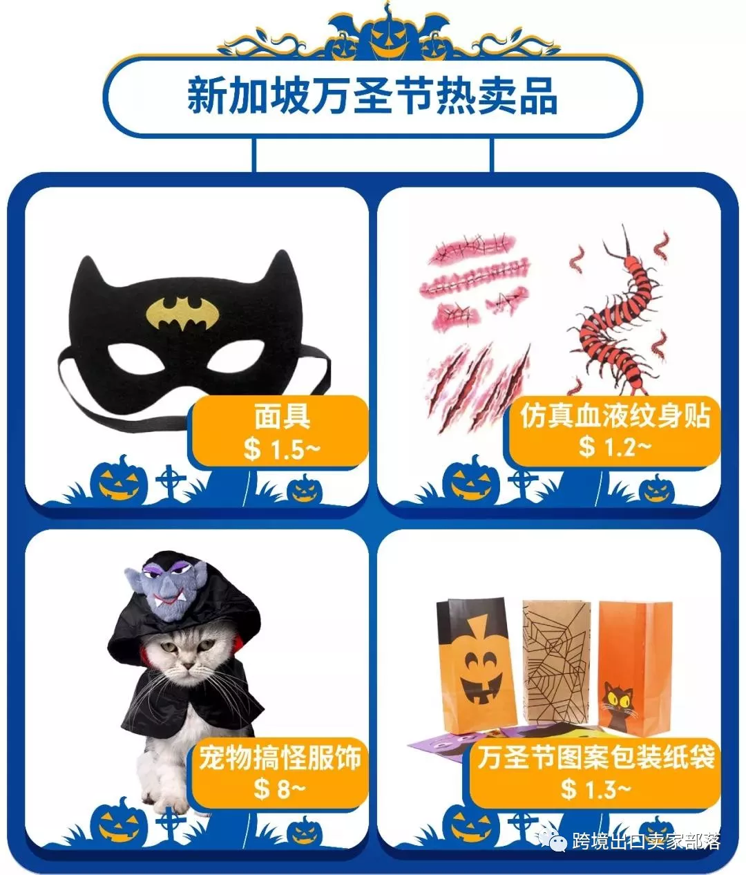 选品 | Shopee各站点万圣节备货清单,这些产品将大卖...