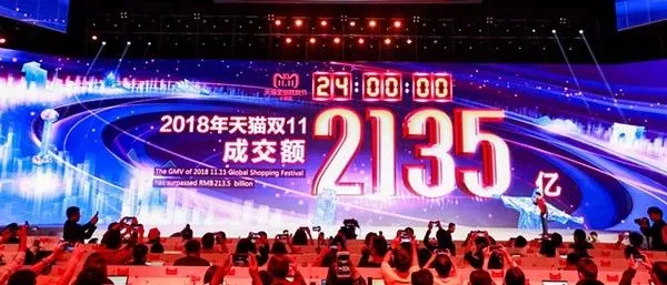 2135亿!十年天猫震惊世界,2018双11完美收官
