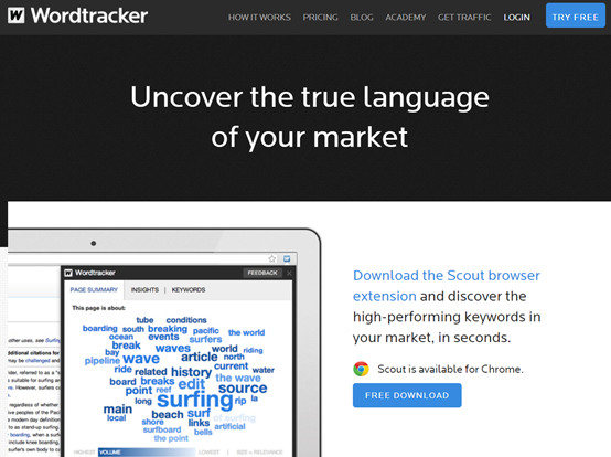 wordtracker scout