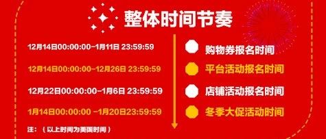 冬季清仓大促报名攻略