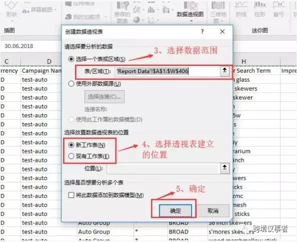 数据透视表怎么用?亚马逊PPC广告数据如何利用数据透视表分析