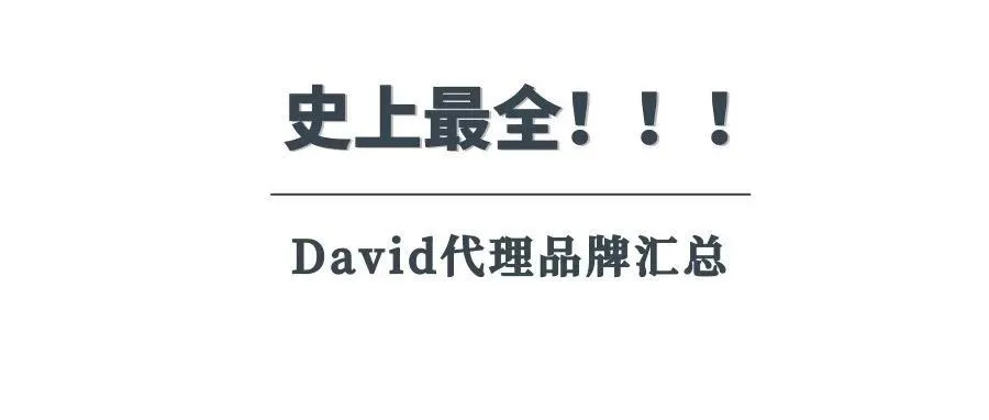 史上最全David 律所品牌汇总!!!