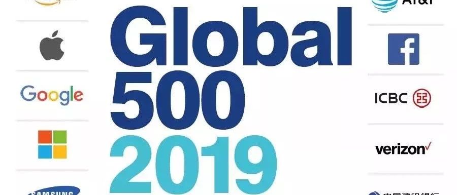 2019年全球最具价值500大品牌榜
