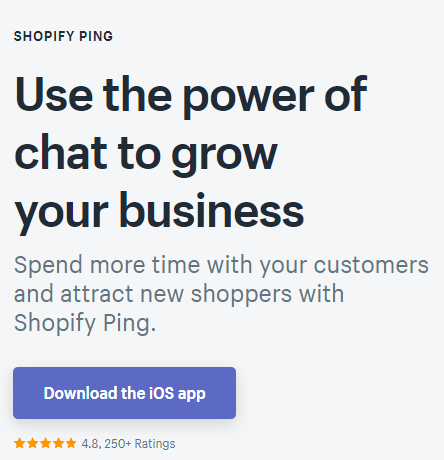 Shopify Ping