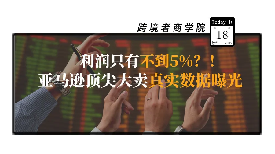 利润只有不到5%?!亚马逊顶尖大卖真实数据曝光