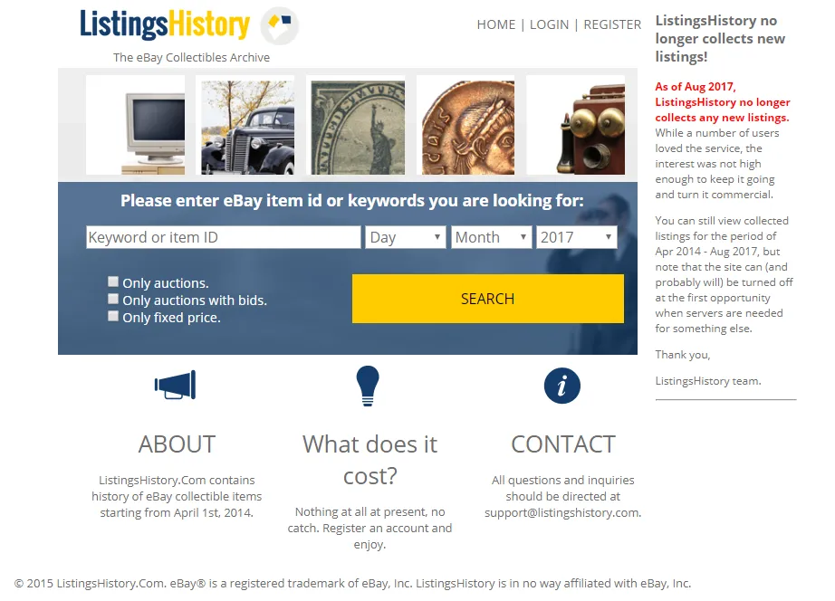 ListingsHistory