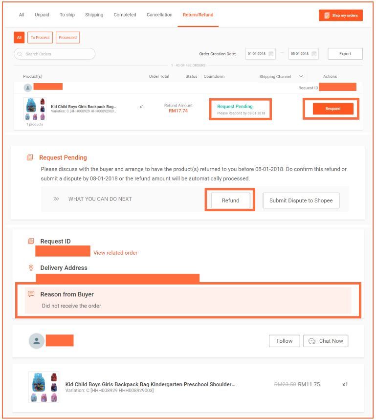 遇到shopee 订单退货退款你该怎么做 跨境头条 Amz123亚马逊导航 跨境电商出海门户 遇到shopee 订单退货退款你该怎么做 跨境头条 Amz123亚马逊导航 跨境电商出海门户