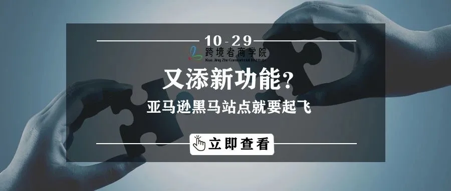 又添新功能?亚马逊黑马站点就要起飞