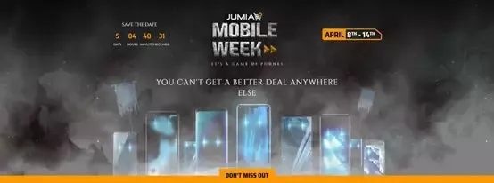 Jumia手机周已上线，前方爆单预警