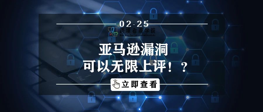 亚马逊漏洞可以无限上评？