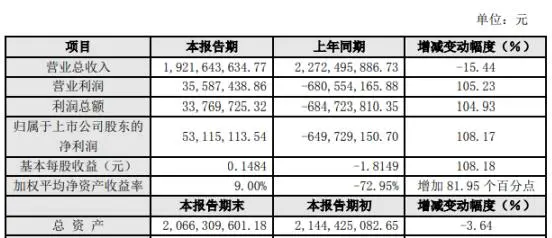 浔兴股份2019年盈利5312万元 较上年同期扭亏为盈