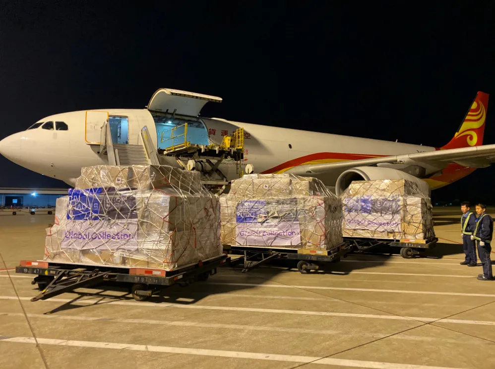 跨境战疫先锋①|东捷运:接驳运载1500吨货物,全货机航班激活跨境电商!