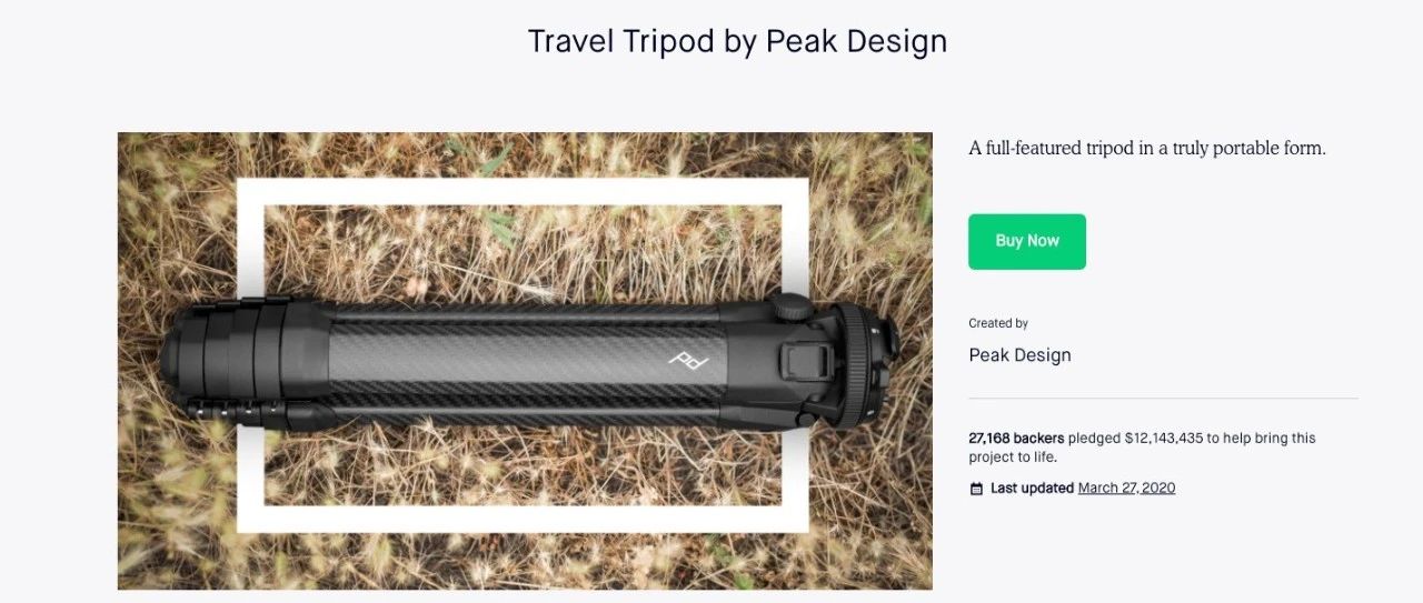 Peak Design如何在Kickstarter上众筹千万美金
