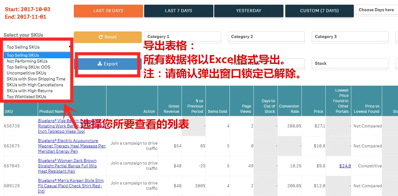 手把手教你如何使用Lazada数据分析功能