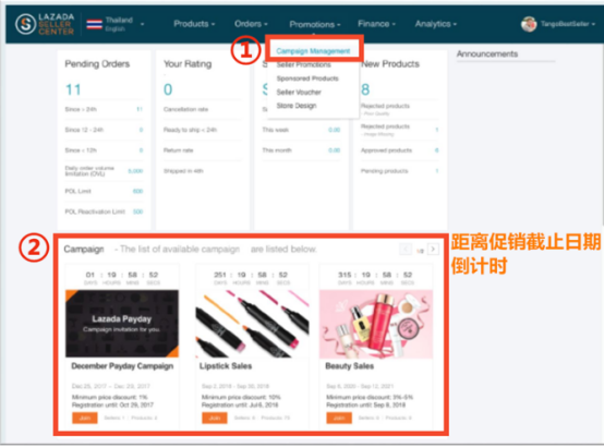 Lazada店铺产品如何参加促销？lazada店铺促销活动设置图文操作流程
