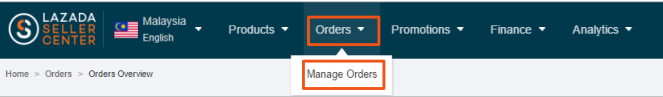Lazada订单管理
