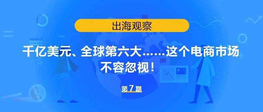 千亿美元、全球第六大……这个电商市场不容忽视！