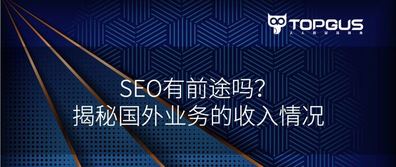 Daniel: 学SEO有前途吗？揭秘国外围绕SEO开展的业务收入情况！！