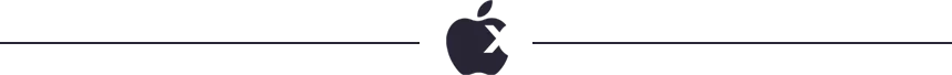 苹果小图标分割线