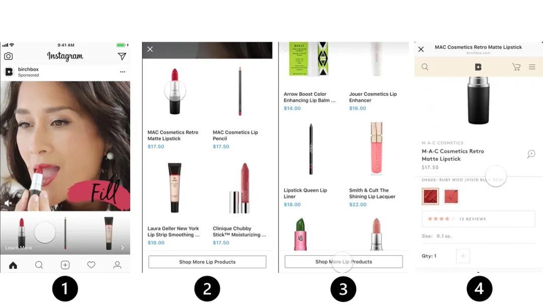 Instagram快拍新增精品栏格式广告 跨境头条 Amz123亚马逊导航 跨境电商出海门户