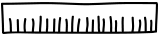 尺子分割线