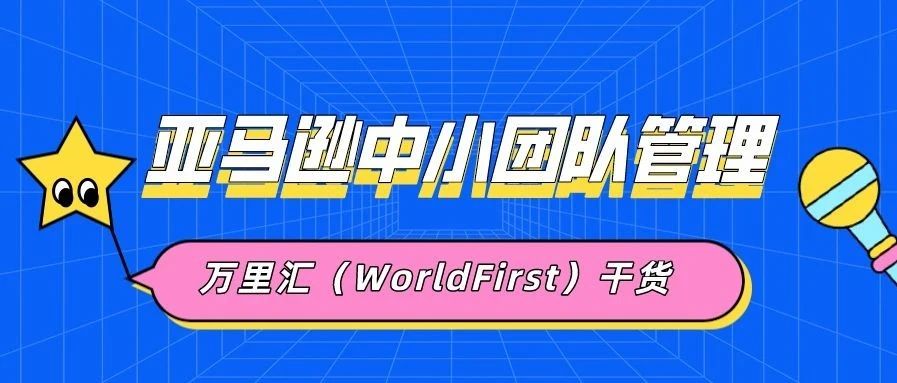 万里汇（WorldFirst）干货| 亚马逊中小团队管理