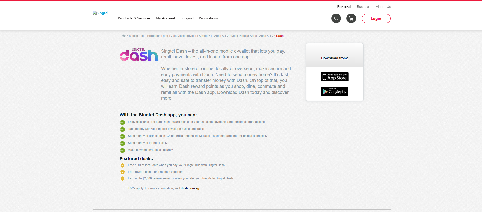 Singtel Dash