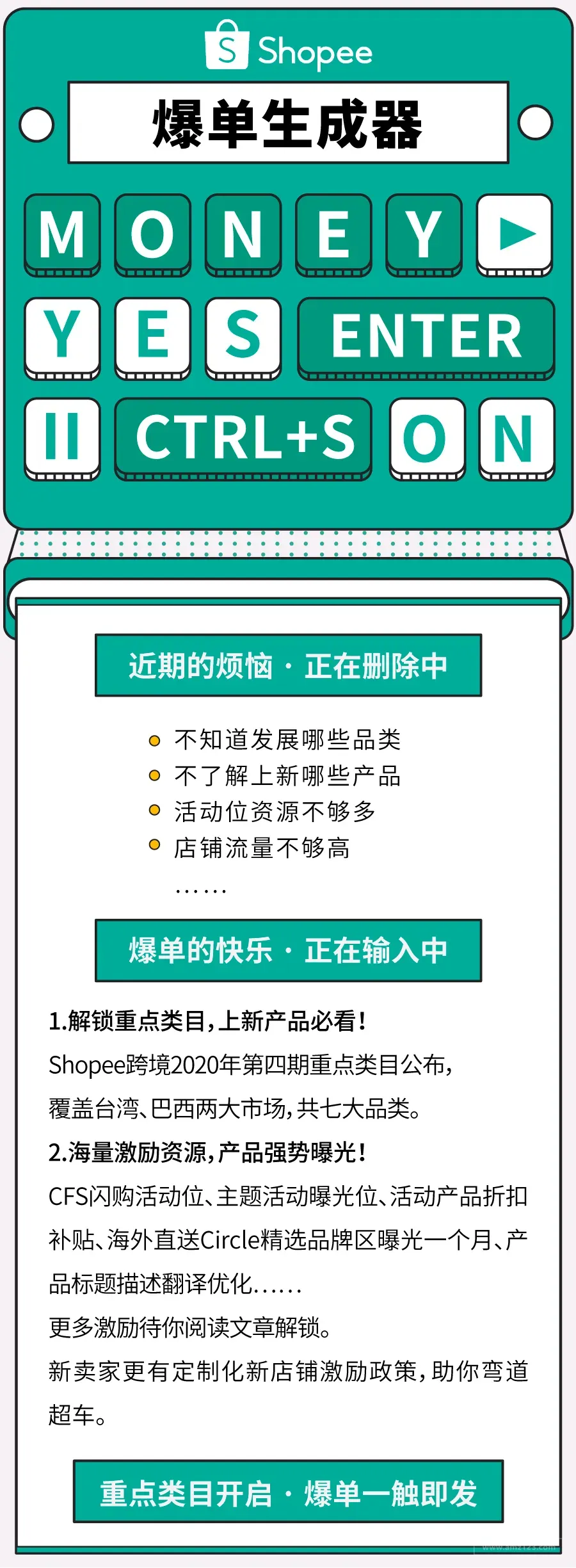 女装家居3C上新有激励,台湾和巴西市场卖家必看