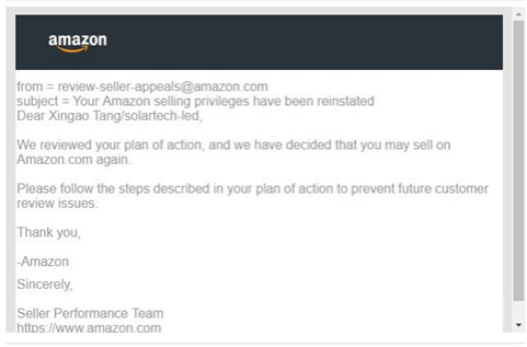 亚马逊日本站第三次刷单申诉成功案例展示 跨境交流 Amz123亚马逊导航 跨境电商出海门户