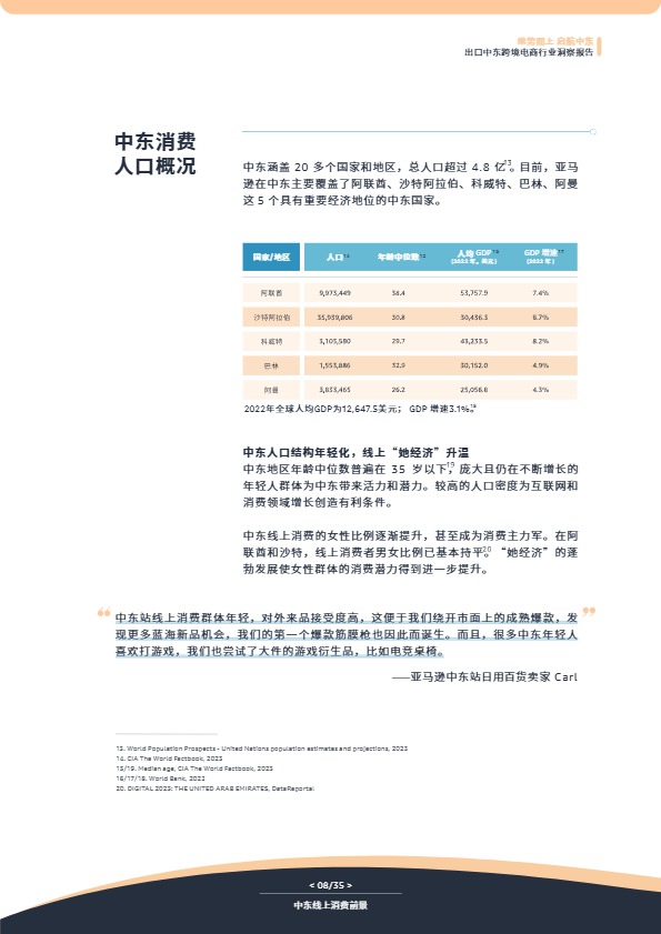 出口中东跨境电商行业洞察报告- 