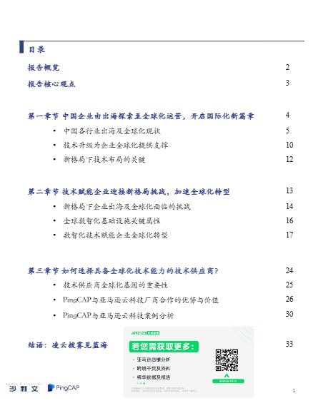 中国企业全球化运营白皮书—从“走出去”迈向“融入”的可持续之旅-沙利文×PingCAP 
