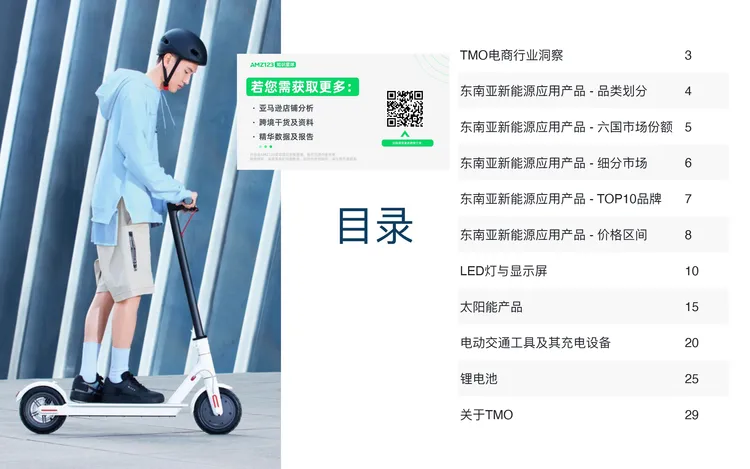 2024年东南亚新能源应用产品电商行业市场洞察报告 