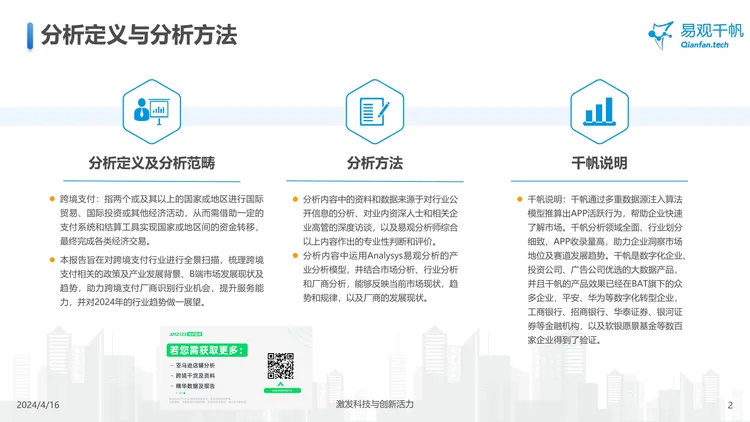 中国跨境支付行业年度专题分析2024-易观千帆 