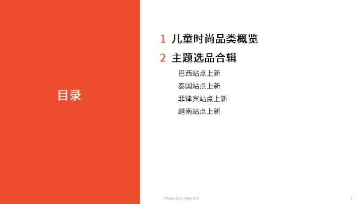 【Shopee】儿童时尚品类选品参考 