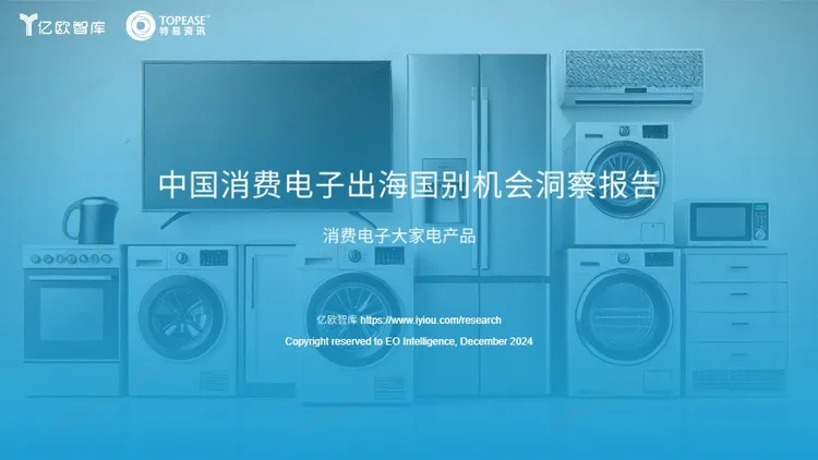 中国消费电子出海国别机会洞察报告 
