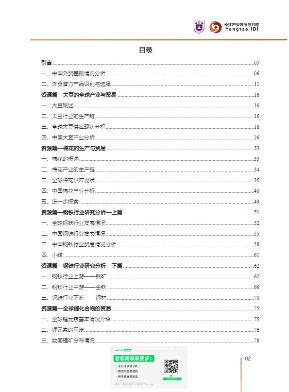 2025年中国对外贸易潜力产品分析报告 
