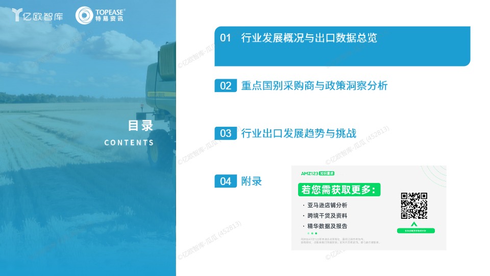 中国农用机械出海国别机会洞察报告 